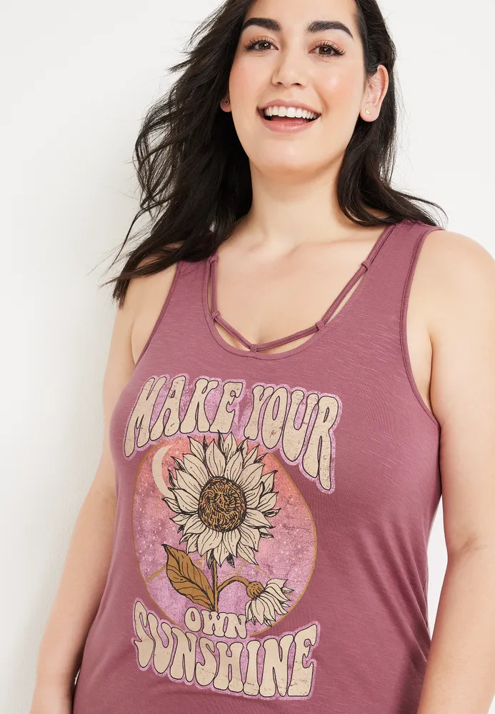 Plus Make Your Own Sunshine Graphic Tank