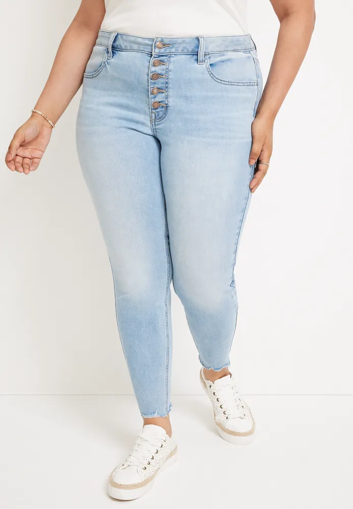 Plus Size m jeans by maurices™ Cool Comfort Crossover High Rise