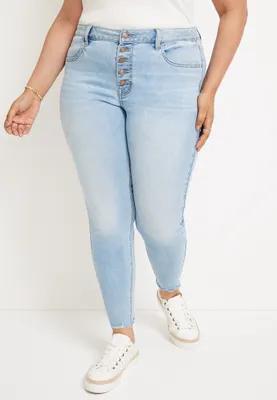 Plus m jeans by maurices™ Cool Comfort Curvy High Rise Super Skinny Jean