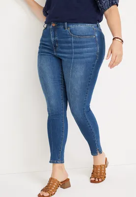 Plus m jeans by maurices™ Everflex™ Super Skinny High Rise Seamed Jean