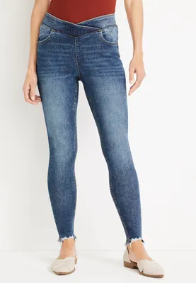 m jeans by maurices™ Cool Comfort Super Skinny High Rise Crossover Jean