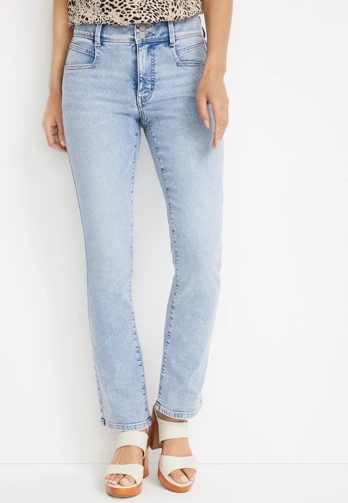 m jeans by maurices™ Everflex™ Slim Boot High Rise Double Button Jean