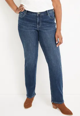 Plus m jeans by maurices™ Classic Straight Mid Rise Jean