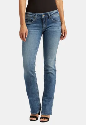 Silver Jeans Co.® Britt Slim Boot Curvy Low Rise Jean