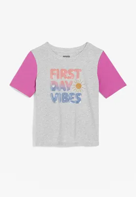 Girls First Day Vibes Graphic Tee