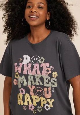 Plus Do What Makes You Happy Graphic Tee