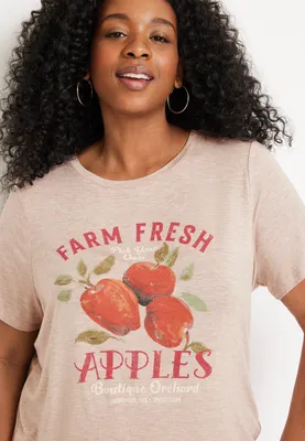 Plus Farm Fresh Apples Graphic Tee