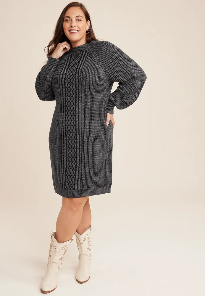 The Thea Twofer Sleeveless Sweater Dress