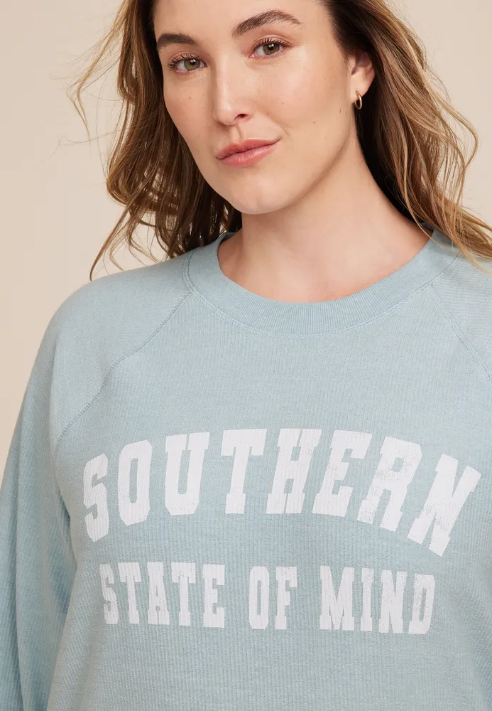 Plus Size Blue Regional Sweatshirt
