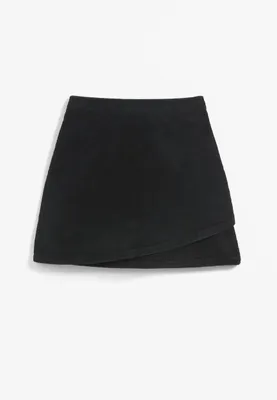 Girls Black Corduroy Skirt