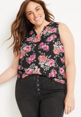 Plus Atwood Floral Tank Top