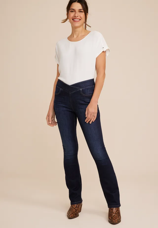 Maurices M jeans by maurices™ Black Barely There Bootcut High Rise Button  Fly Jean