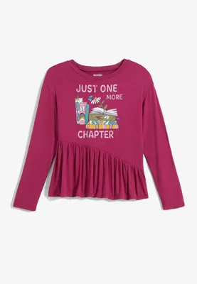 Girls Just One More Chapter Graphic Tee