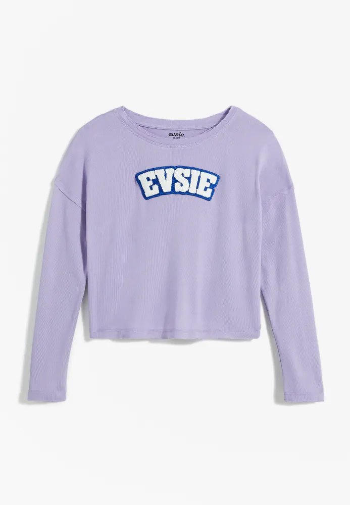 Girls Evsie Raw Edge Sweatshirt