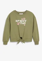 Girls Howdy Fall Sweatshirt