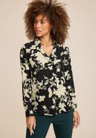 Atwood Pleated Floral Blouse