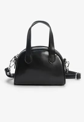 Girls Black Mini Crossbody Bag