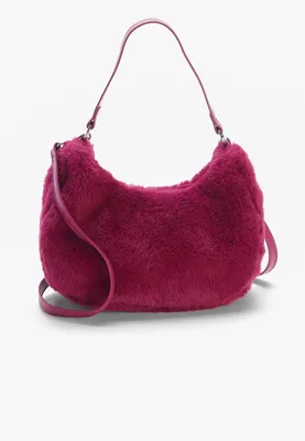 Girls Faux Fur Crossbody Bag