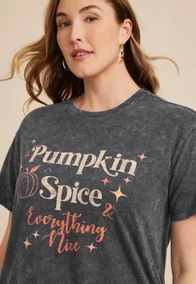Plus Pumpkin Spice Graphic Tee