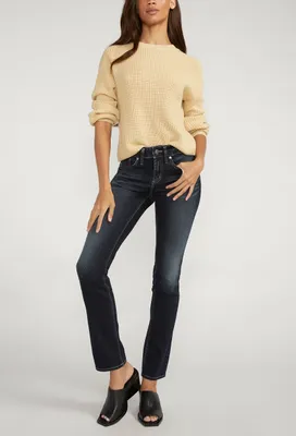 Silver Jeans Co.® Suki Curvy Mid Rise Straight Jean