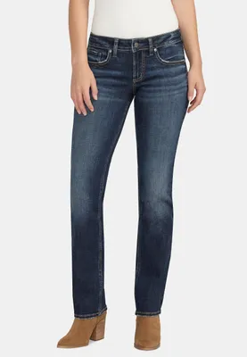 Silver Jeans Co.® Britt Curvy Low Rise Straight Jean