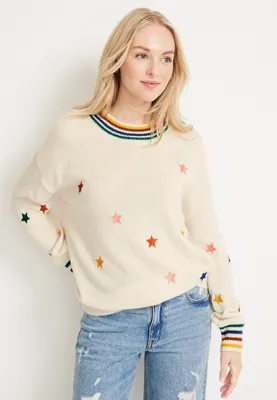 Star Crew Neck Sweater