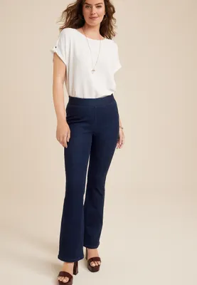 m jeans by maurices™ Flare Sleek Pull On High Rise Jean