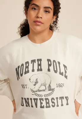 Plus North Pole University Sweatshirt
