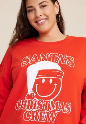 Plus Christmas Crew Sweatshirt