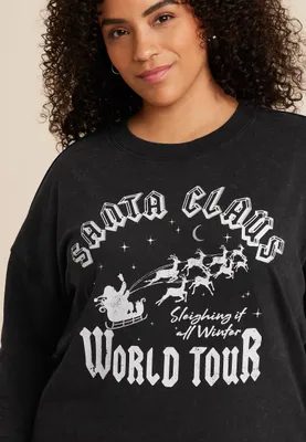 Plus Santa Claus World Tour Sweatshirt