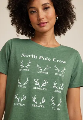 North Pole Crew Graphic Tee