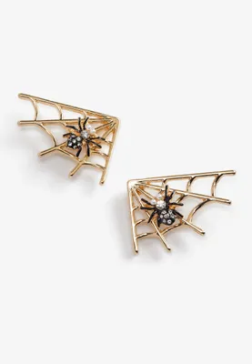 Spider Web Drop Earrings