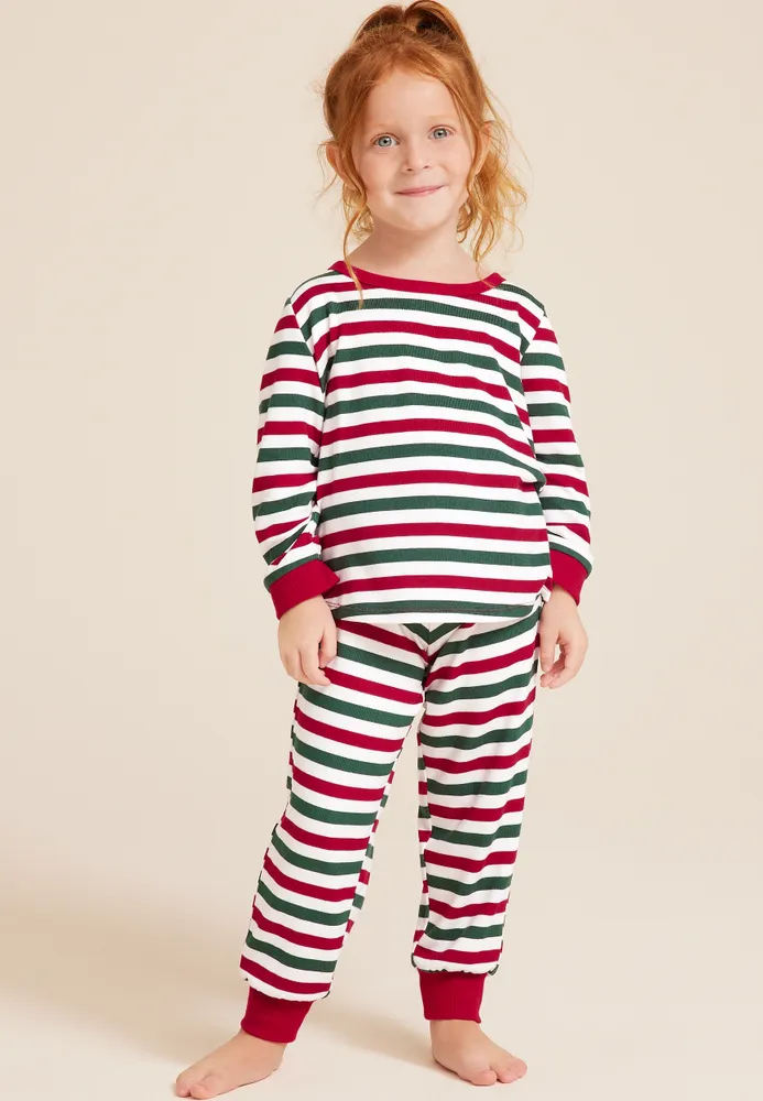 Toddler Holiday Striped Family Pajamas