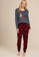 Womens Holiday Trees Family Pajamas