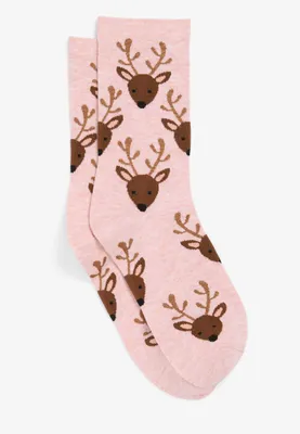 Deer Crew Socks