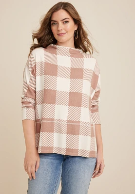 Sylvan Plaid Tunic Top