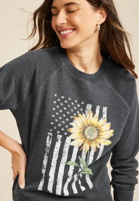 Americana Sunflower Sweatshirt
