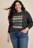 Plus Size Mama Sweatshirt