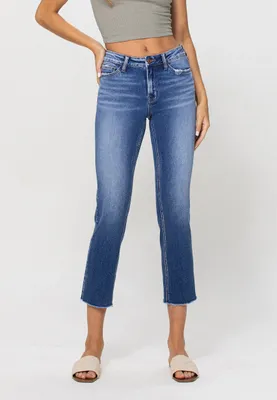 Vervet™ Straight Mid Rise Cropped Jean