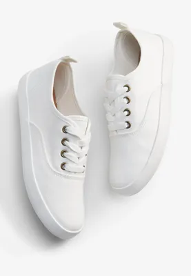 SuperCush Kali White Lace Up Sneaker