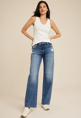 Goldie Blues™ High Rise Cheeky Wide Leg Jean