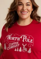 Plus North Pole Coffee Company Graphic Tee