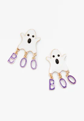 Boo Ghost Drop Earrings