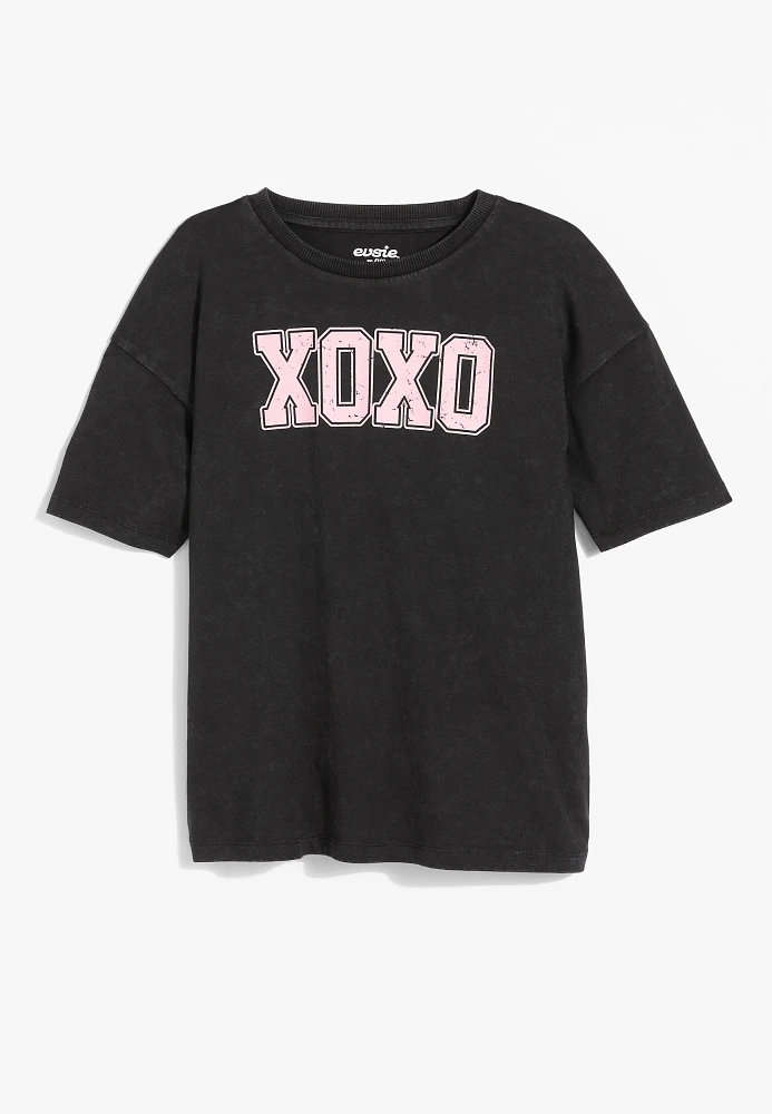 Girls XOXO Graphic Tee