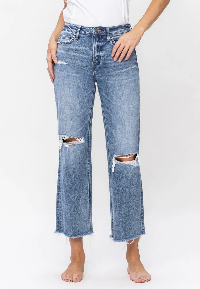 Flying Monkey™ High Rise Relaxed Straight Jean