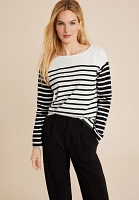 Marina Striped Mixer Tee