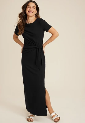 24/7 Waist Tie Midi Dress