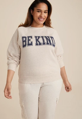 Plus Be Kind Sweatshirt