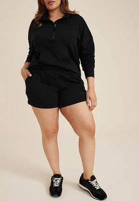 Plus Club Fleece High Rise 4in Short