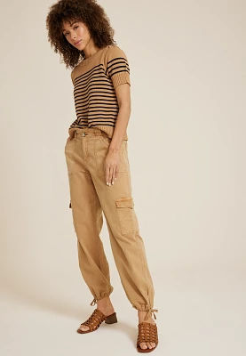 High Rise Utility Straight Pant